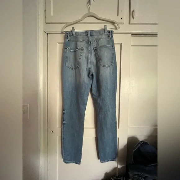 FRAME denim le original skinny in distressed POMDALE size 25 NWT